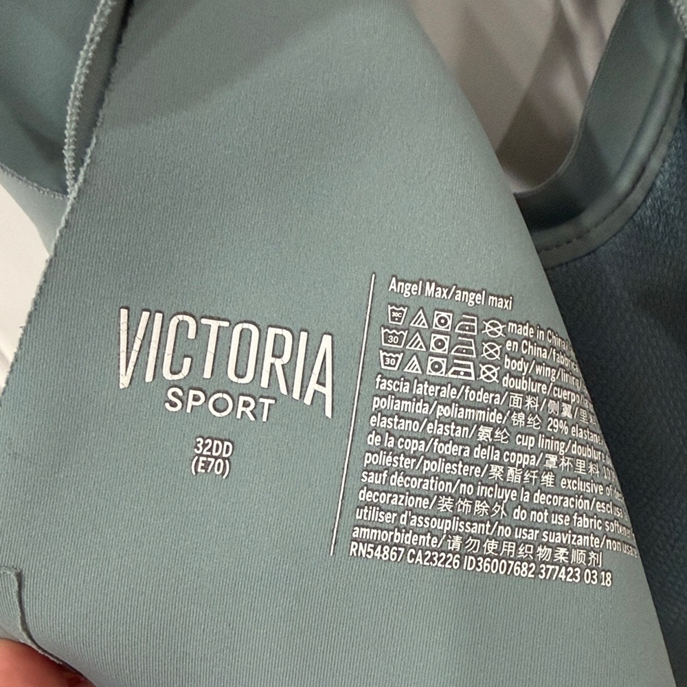 EUC Victoria's Secret Teal Strappy Sports Bra - Picture 6 of 6
